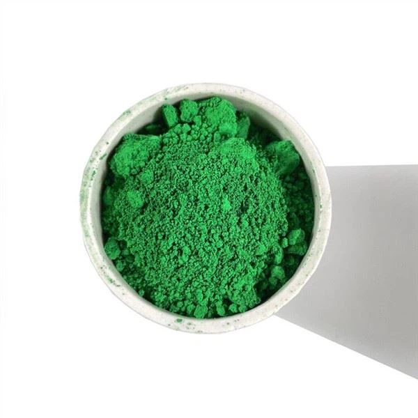 Stikla krāsas zaļa CI pigmenta zaļa 17